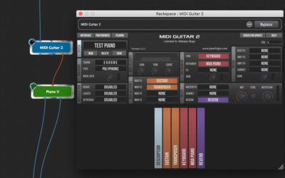 Gig Performer and JamOrigin’s MIDI Guitar 2 plugin