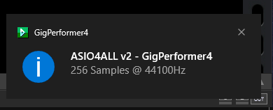 ASIO4ALL v2 Gig Performer