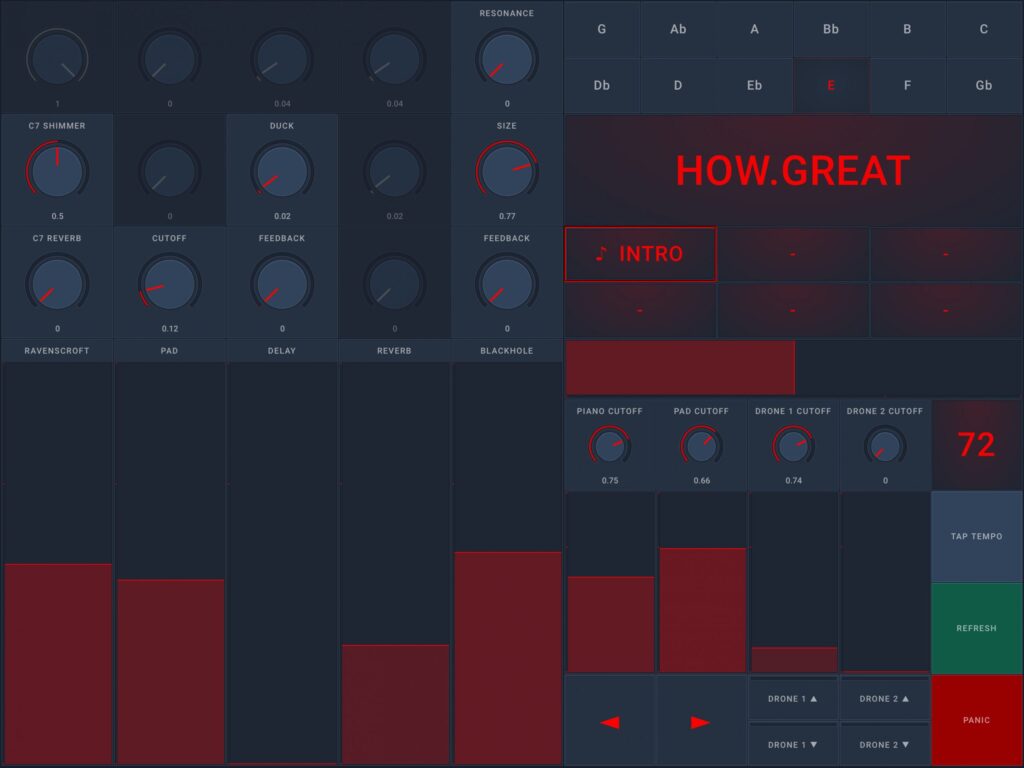 OpenStageControl, Gig Performer, control your guitar or keyboard effects with Web browser