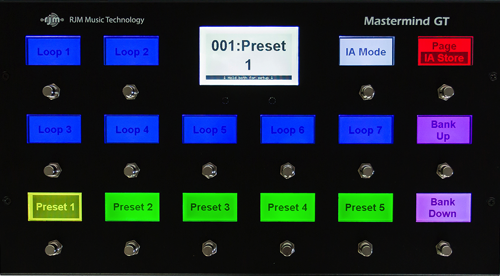 RJM Music Technology Mastermind GT MIDI Pedalboard