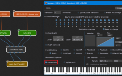 The most flexible MIDI processing