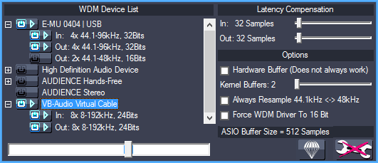 Aggregate audio devices using ASIO4ALL in Gig Performer