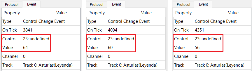 MIDI Editor application and insert Control Change Events