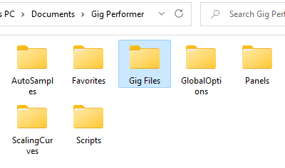 Gig Performer Maintenance: Save, Export and Backup