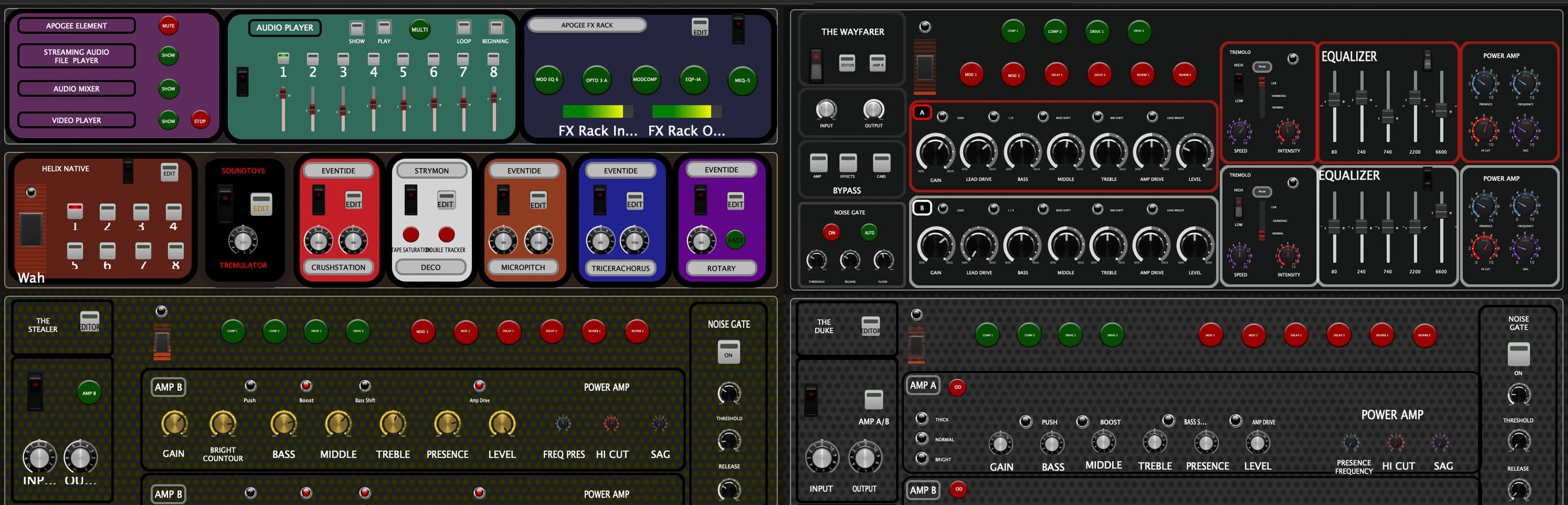 S-Gear amp templates for Gig Performer, live VST host