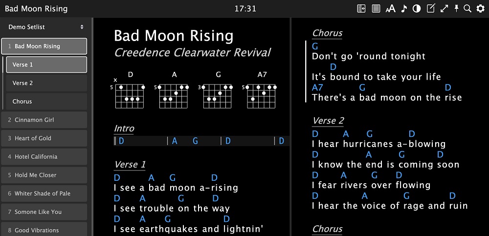 Free GP Lyrics/Chords Extension for Gig Performer