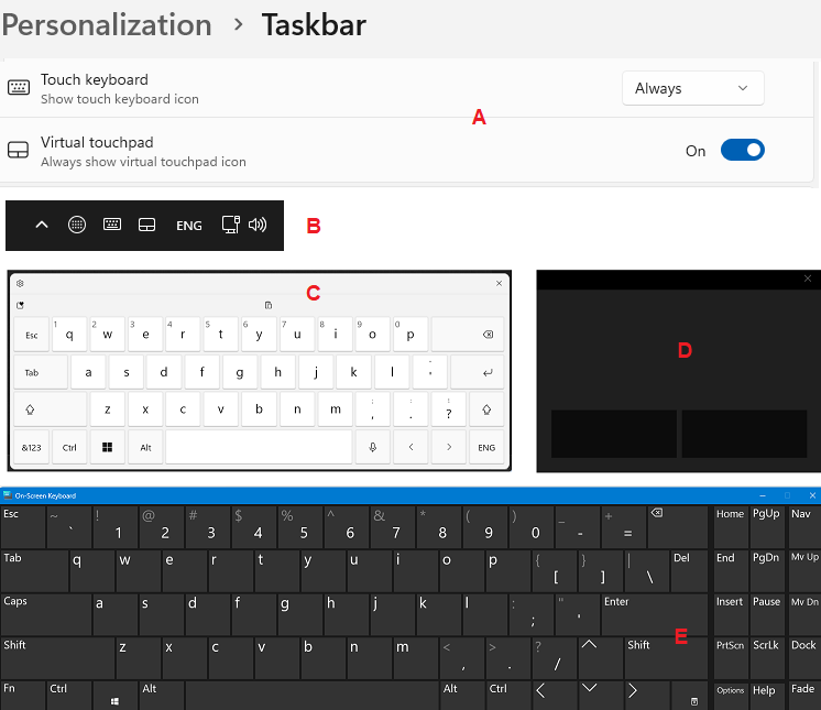 Virtual Touchpad, Virtual Keyboard, and On-Screen Keyboard app